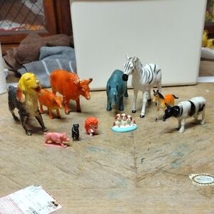 Collection of toy animals